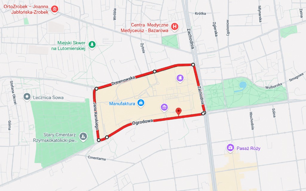 Mapa trasy: Trasa 3 km