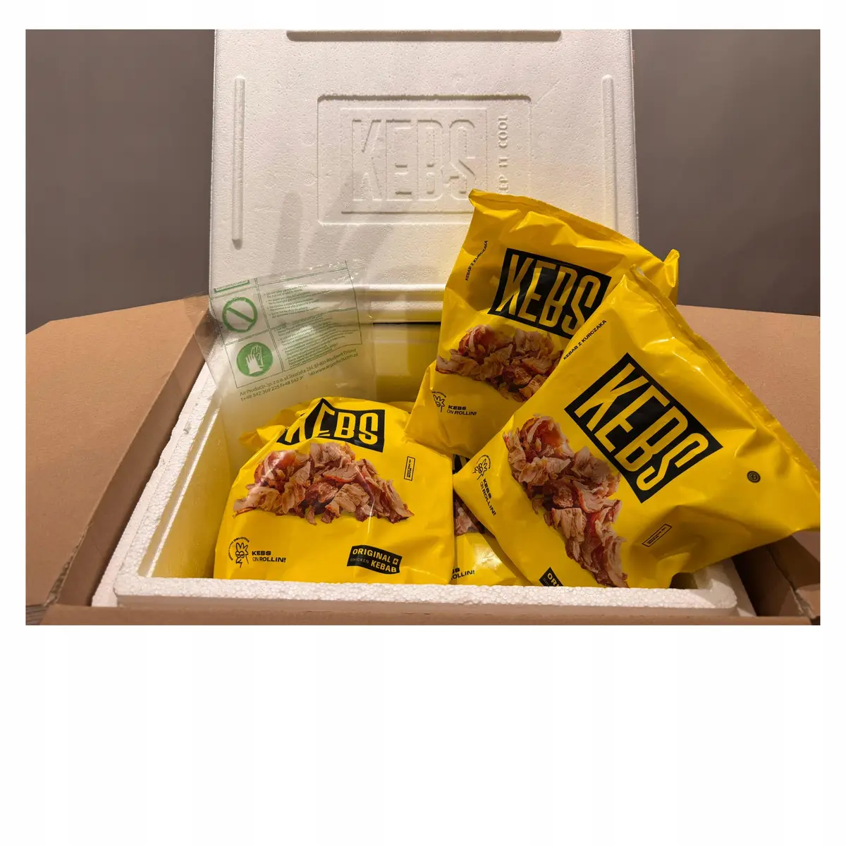 KEBAB Kebs On Rollin 155 g Mięso z uda kurczaka w 100 g produktu ! 4x650 g - zdjęcie 3