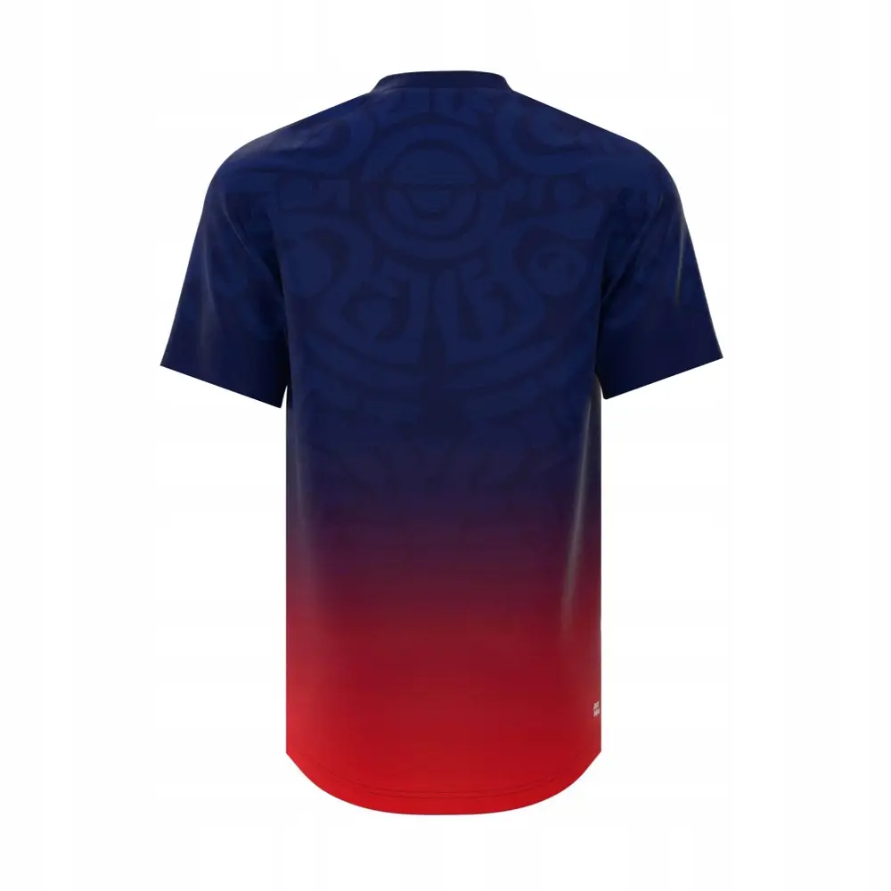 Bidi badu koszulka sportowa tenisowa męska Colortwist - granatowa XXL - zdjęcie 4