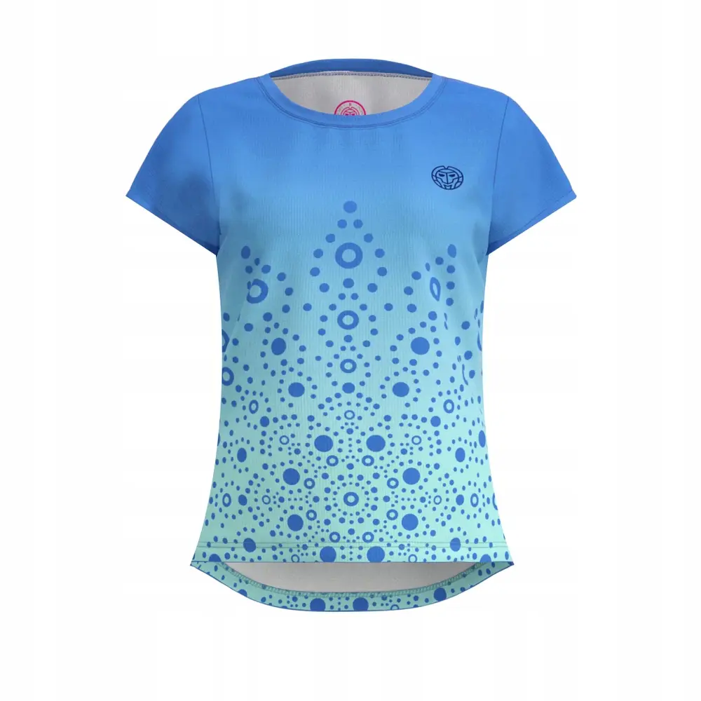 Bidi Badu koszulka sportowa tenisowa damska Colortwist aqua/blue L - zdjęcie 2