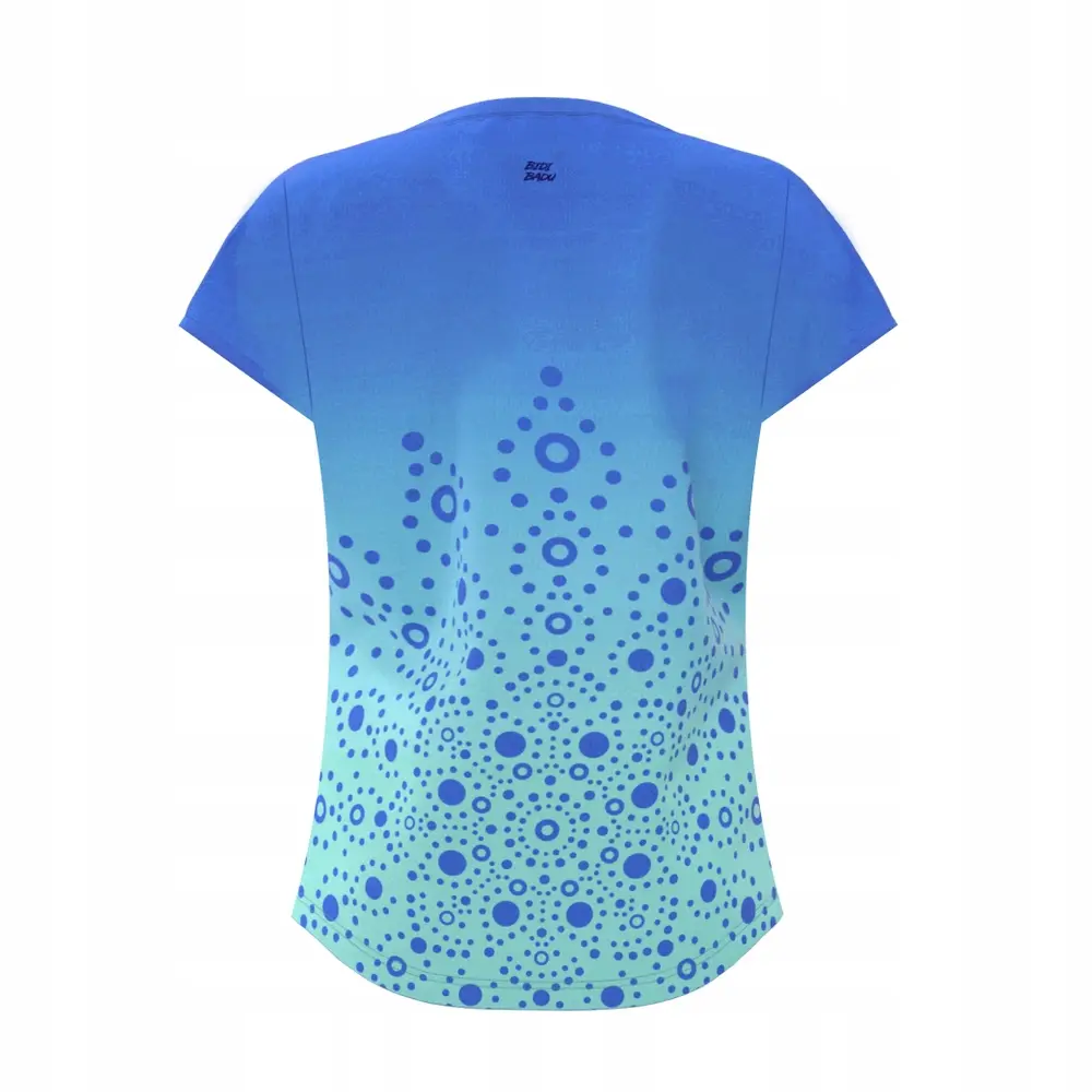 Bidi Badu koszulka sportowa tenisowa damska Colortwist aqua/blue L - zdjęcie 3