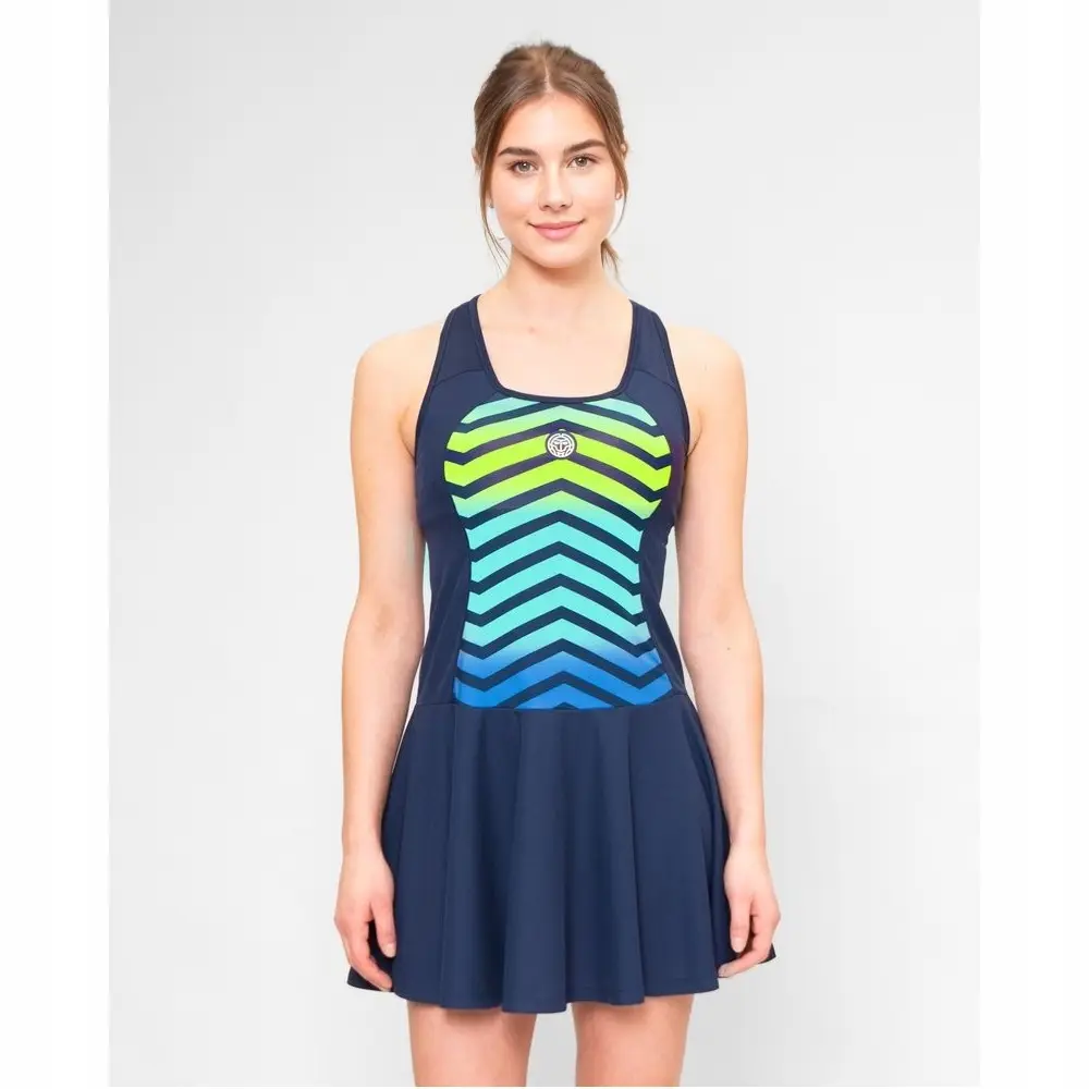 Bidi Badu sukienka SPORTOWA tenisowa Grafic - dark blue, mixed L - produkt Fundacji Fun and Drive Dzieciom
