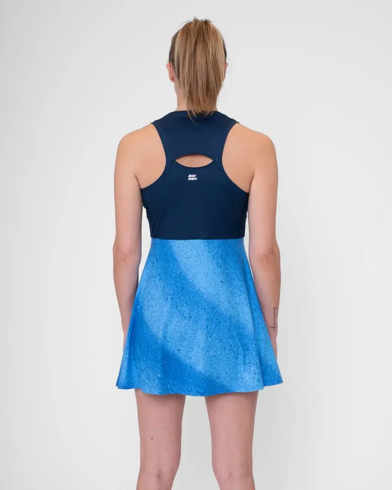 Bidi Badu sukienka sportowa tenisowa Beach Spirit 2in1 - dark blue, blue - zdjęcie 2