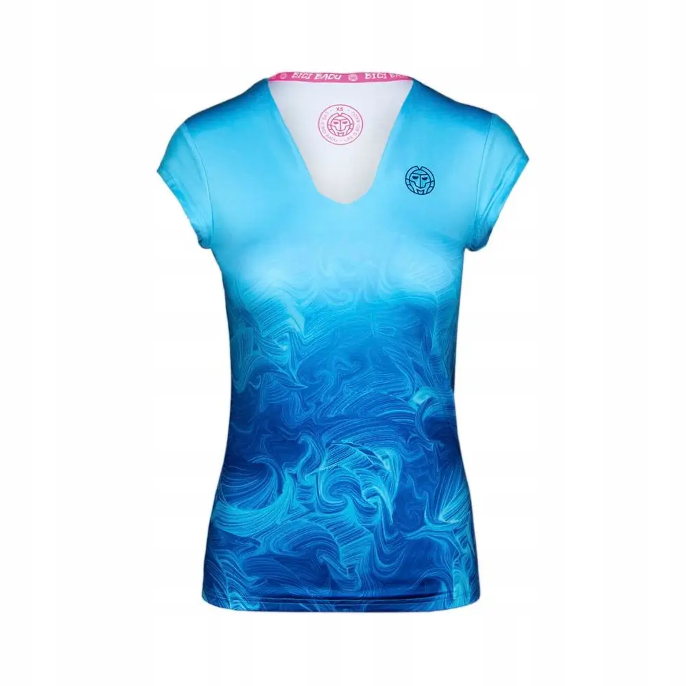 Bidi Badu koszulka sportowa tenisowa damska Bella 2.0 blue XL - produkt Fundacji Fun and Drive Dzieciom