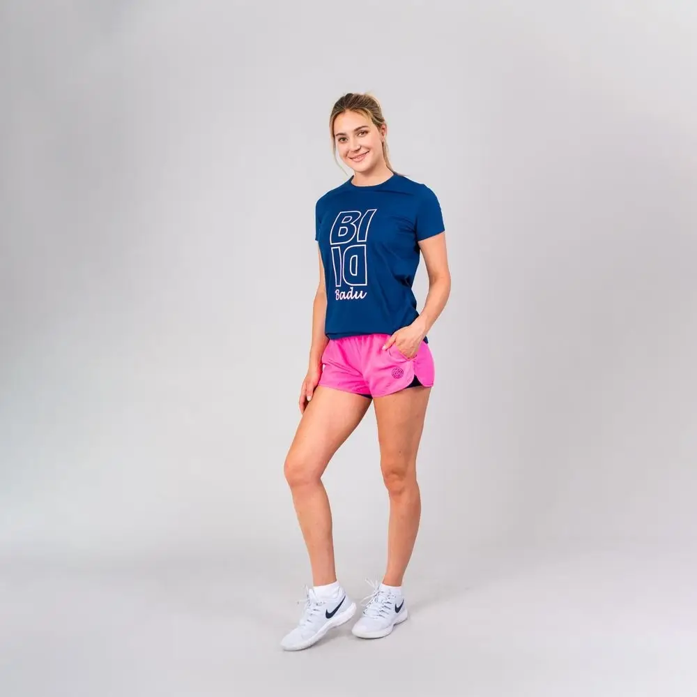 Bidi Badu koszulka sportowa tenisowa damska Vida - granatowa - produkt Fundacji Fun and Drive Dzieciom