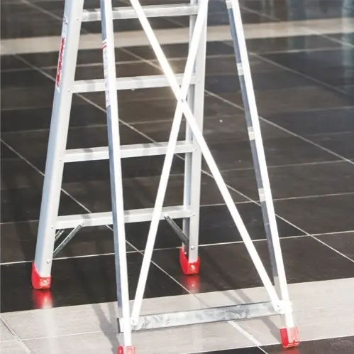 Drabina aluminiowa składana domowa Faraone 3,10 m 1 x 5 do 150 kg LADY5 - zdjęcie 5