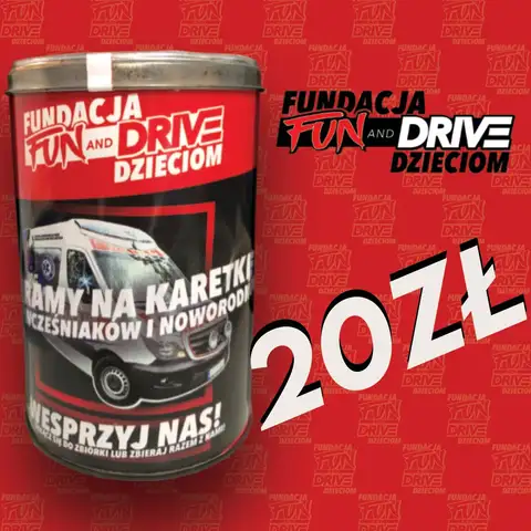 Cegiełka 20zł Fundacja FunandDrive Dzieciom