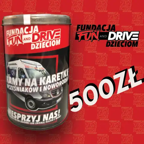 Cegiełka 500zł Fundacja FunandDrive Dzieciom