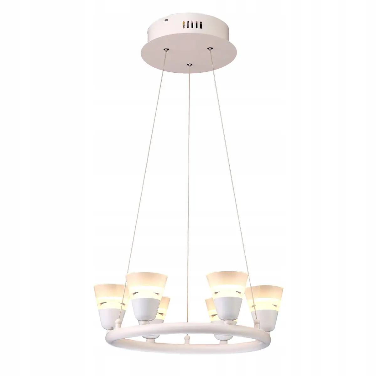 Lampa Wisząca Sufitowa LED Żyrandol Oprawa Natynkow LED 30W biała żyrandol - produkt Fundacji Fun and Drive Dzieciom