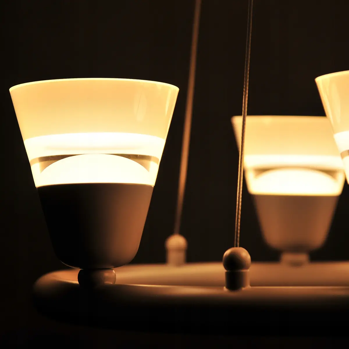 Lampa Wisząca Sufitowa LED Żyrandol Oprawa Natynkow LED 30W biała żyrandol - zdjęcie 4