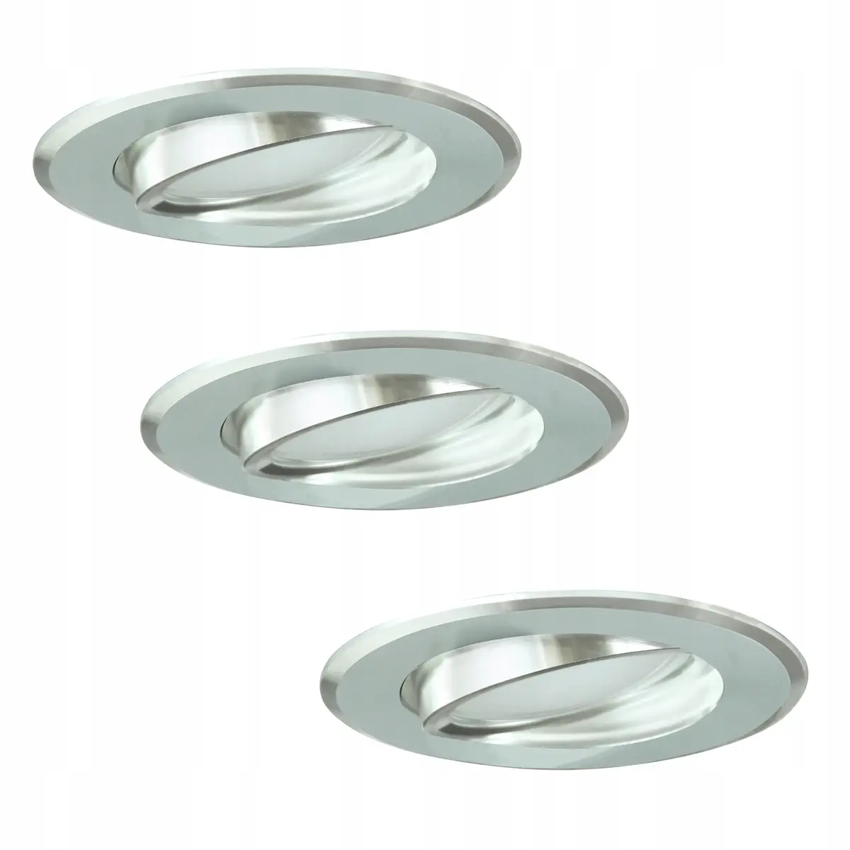 Oprawa oświetleniowa sufitowa wpuszczana Polux 3,5 W GU10 8,4 cm srebrny - produkt Fundacji Fun and Drive Dzieciom