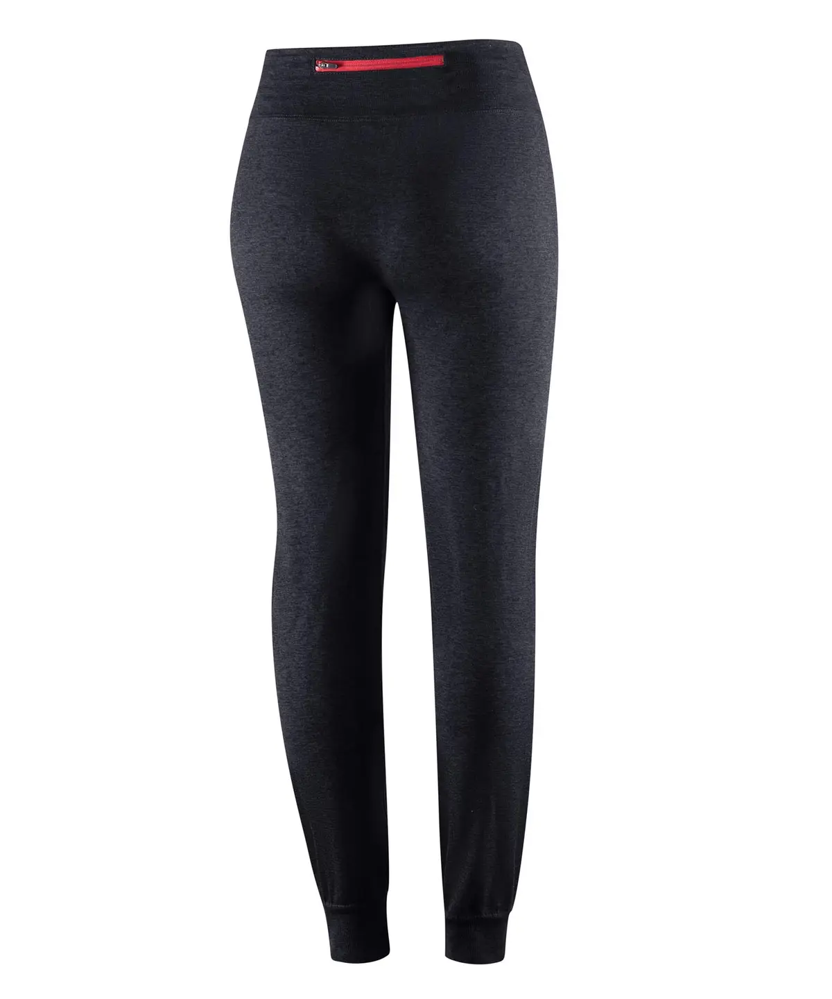 Damskie spodnie dresowe BRUBECK FUSION sportowe treningowe czarne - zdjęcie 3