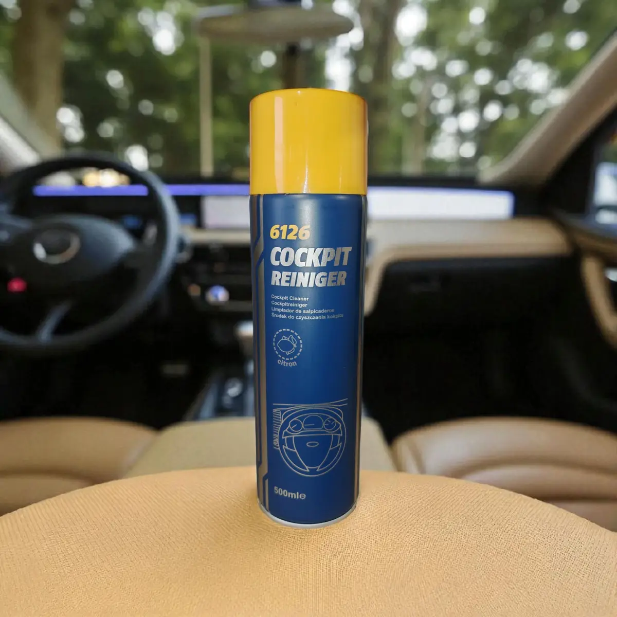Środek do czyszczenia kokpitu MANNOL Citron 500 ml preparat do plastików - zdjęcie 2