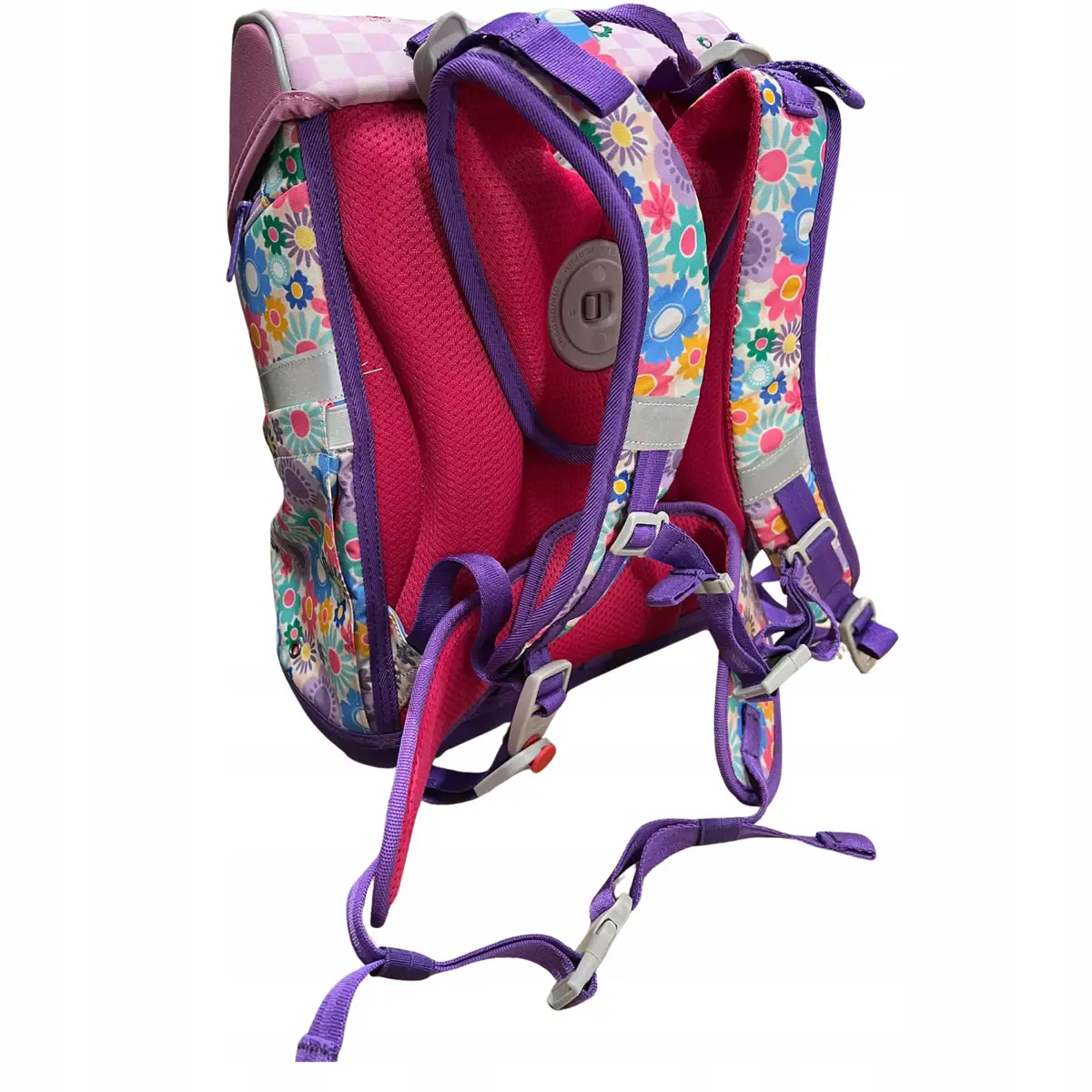 Plecak szkolny CoolPack duży tornister McNeil różowy w kwiaty - zdjęcie 5