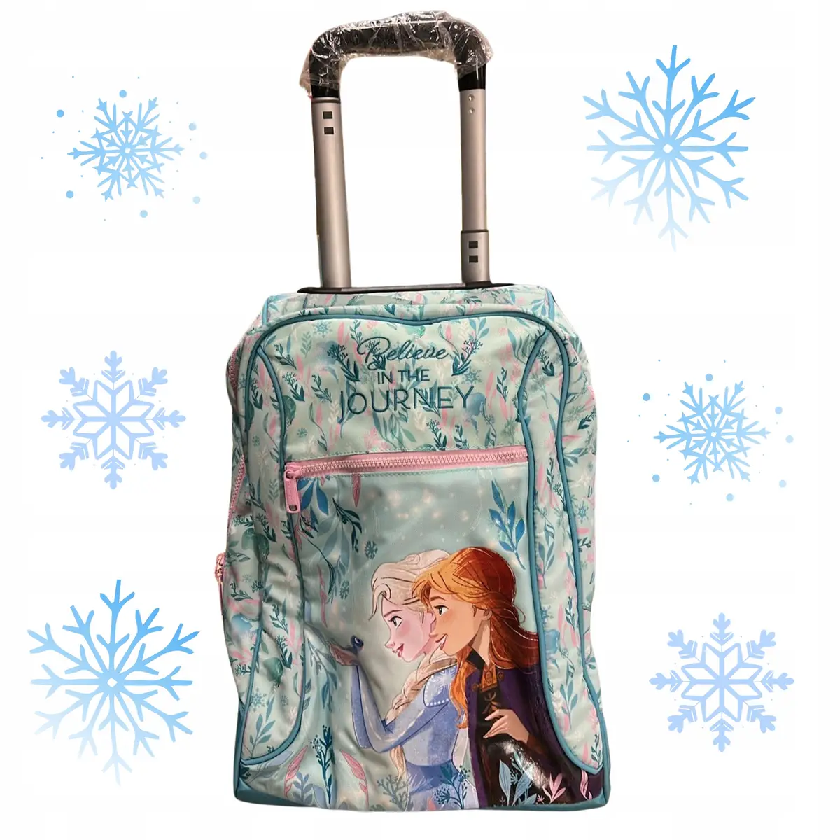 Plecak szkolny CoolPack duży tornister niebieski Frozen Disney na kółkach - produkt Fundacji Fun and Drive Dzieciom