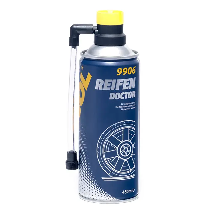 Koło Zapasowe w Sprayu Mannol Reifen Doctor 450ml - produkt Fundacji Fun and Drive Dzieciom