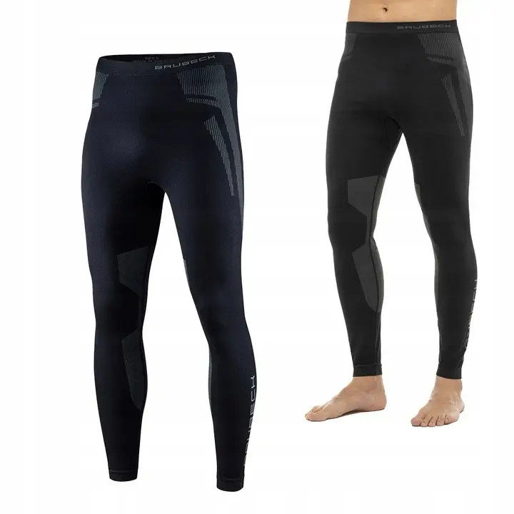 Brubeck DRY termoaktywne legginsy z długą nogawką czarne L FunAndDrive - zdjęcie 2