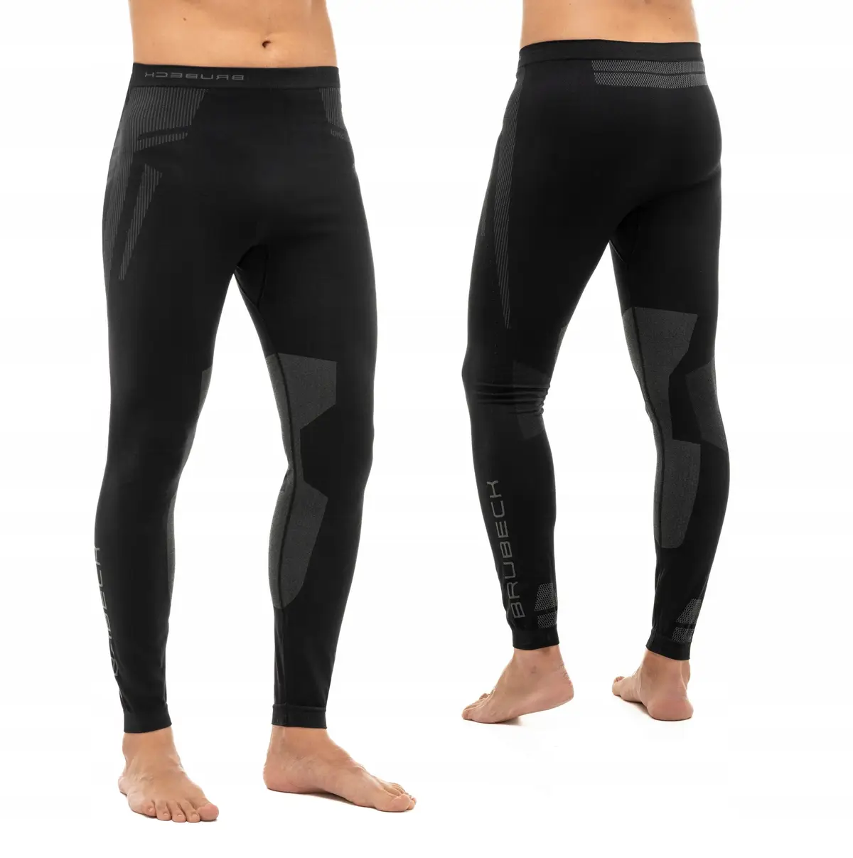 Brubeck DRY termoaktywne legginsy z długą nogawką czarne L FunAndDrive - zdjęcie 3