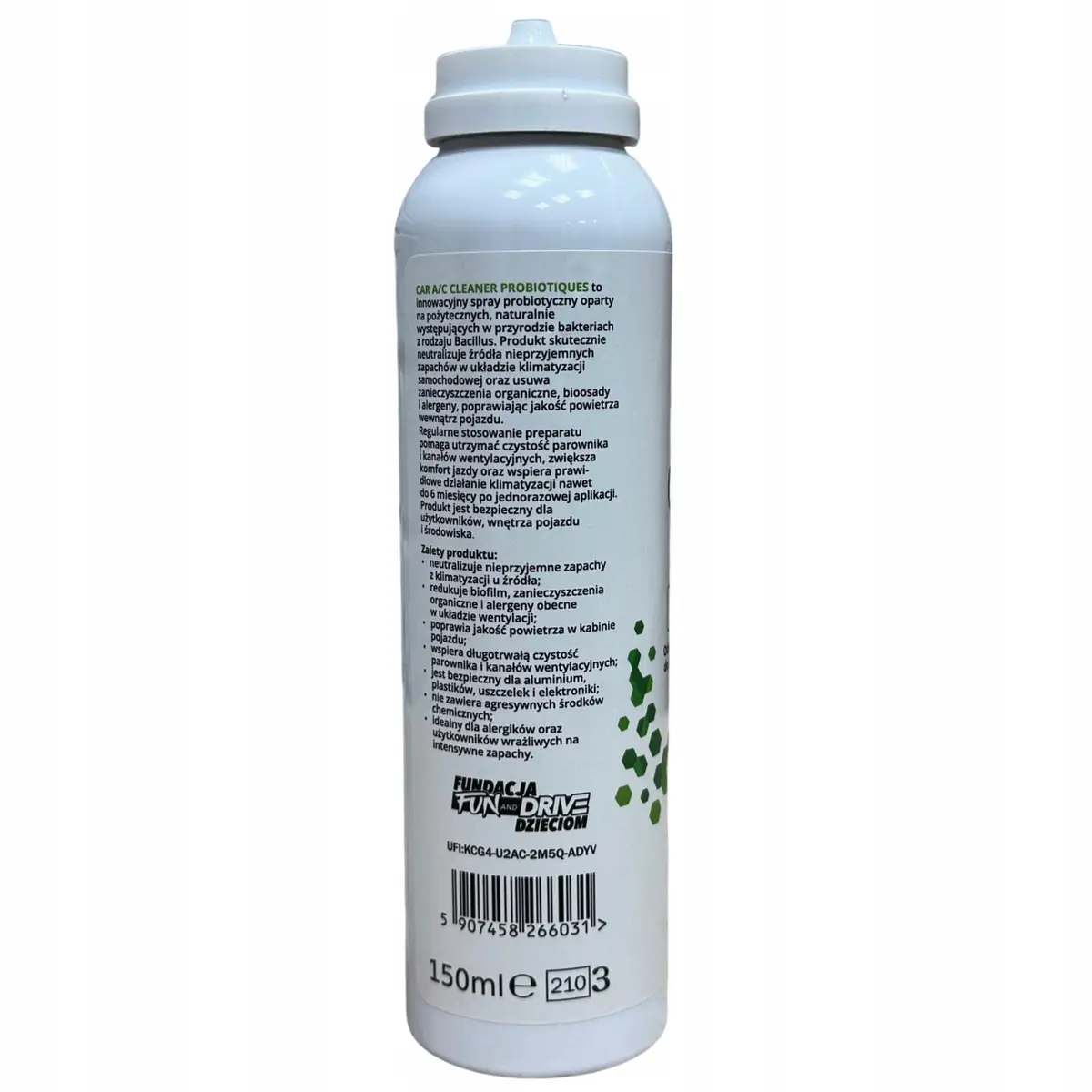 Środek do czyszczenia klimatyzacji samochodowej AC Reset 150 ml INVENTEQ - zdjęcie 3