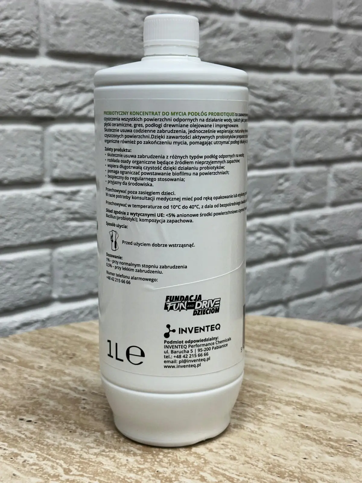 Koncentrat do maszynowego mycia podłóg 1l Floor Cleaner Pro INVENTEQ - zdjęcie 3