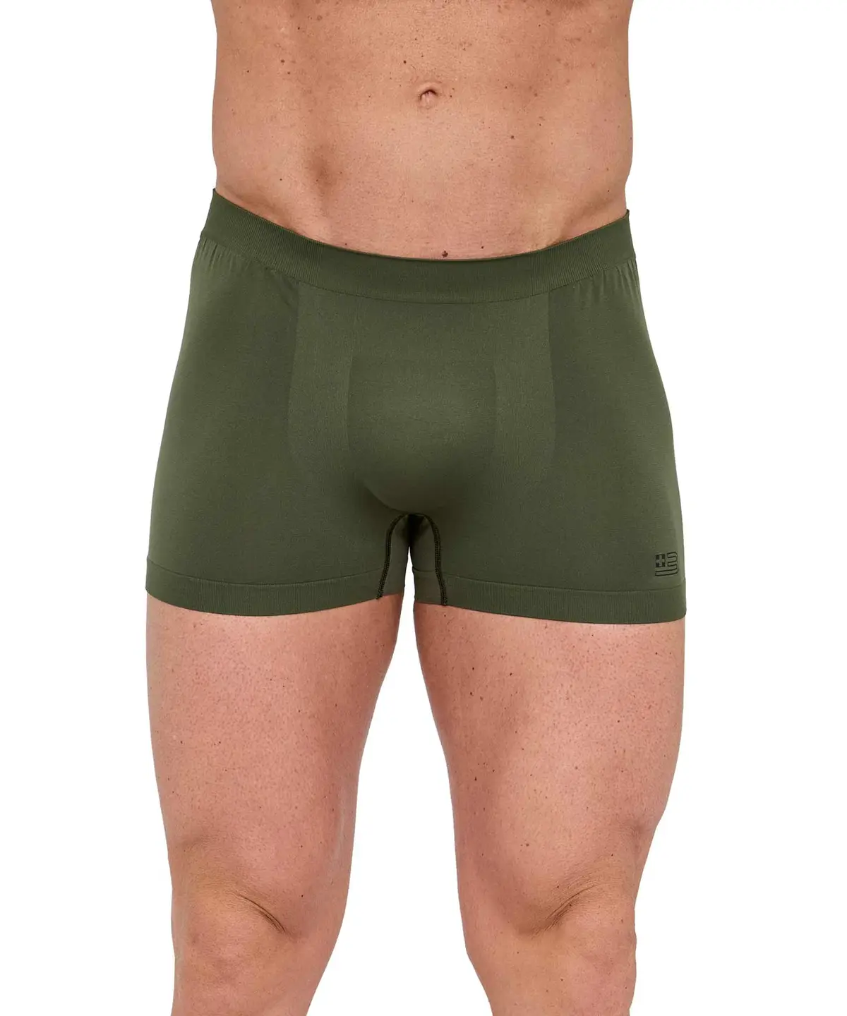 Męskie bokserki BRUBECK B-LIGHT wygodne majtki khaki - produkt Fundacji Fun and Drive Dzieciom