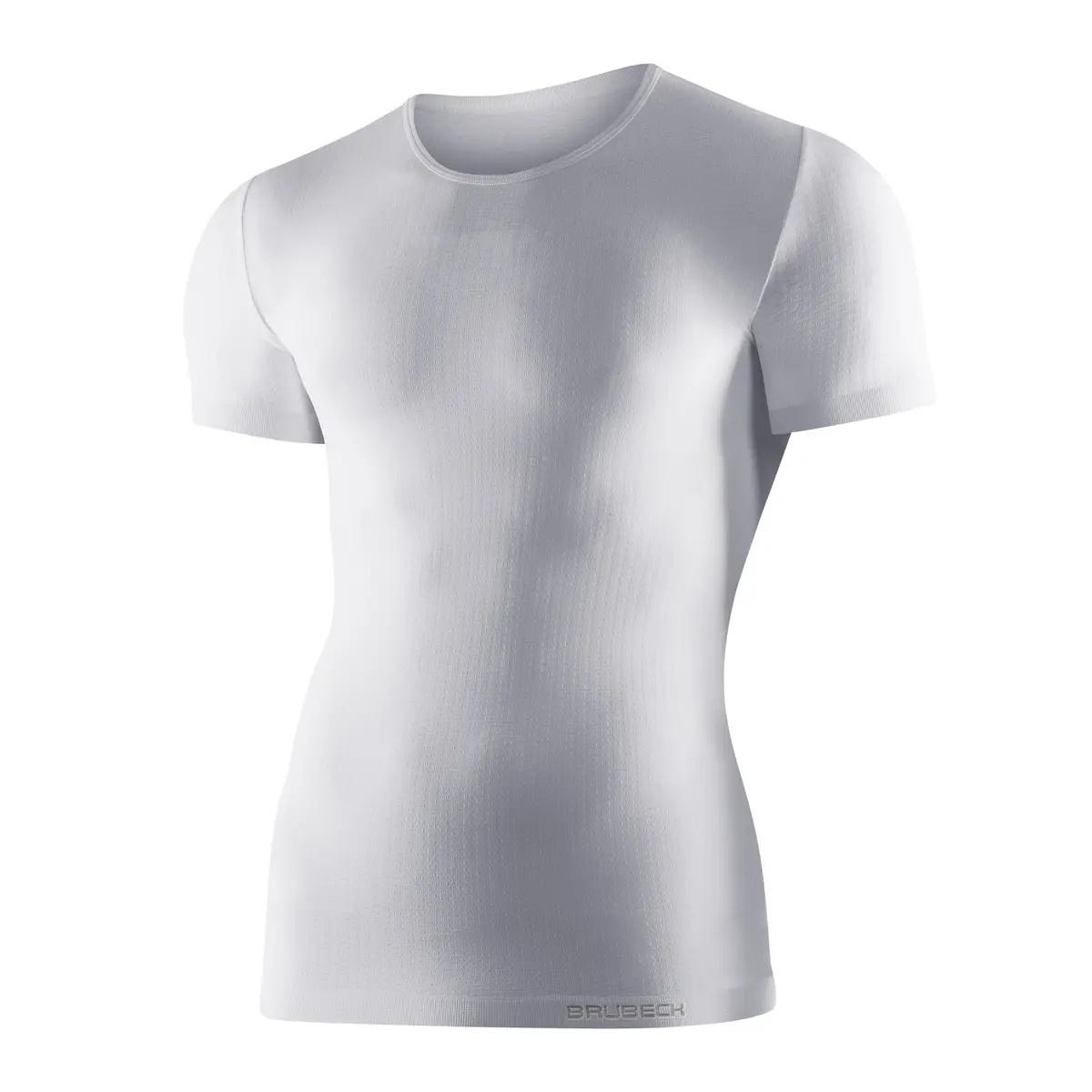 Sportowa koszulka z krótkim rękawem unisex Base Layer BRUBECK biały r. XXL - produkt Fundacji Fun and Drive Dzieciom