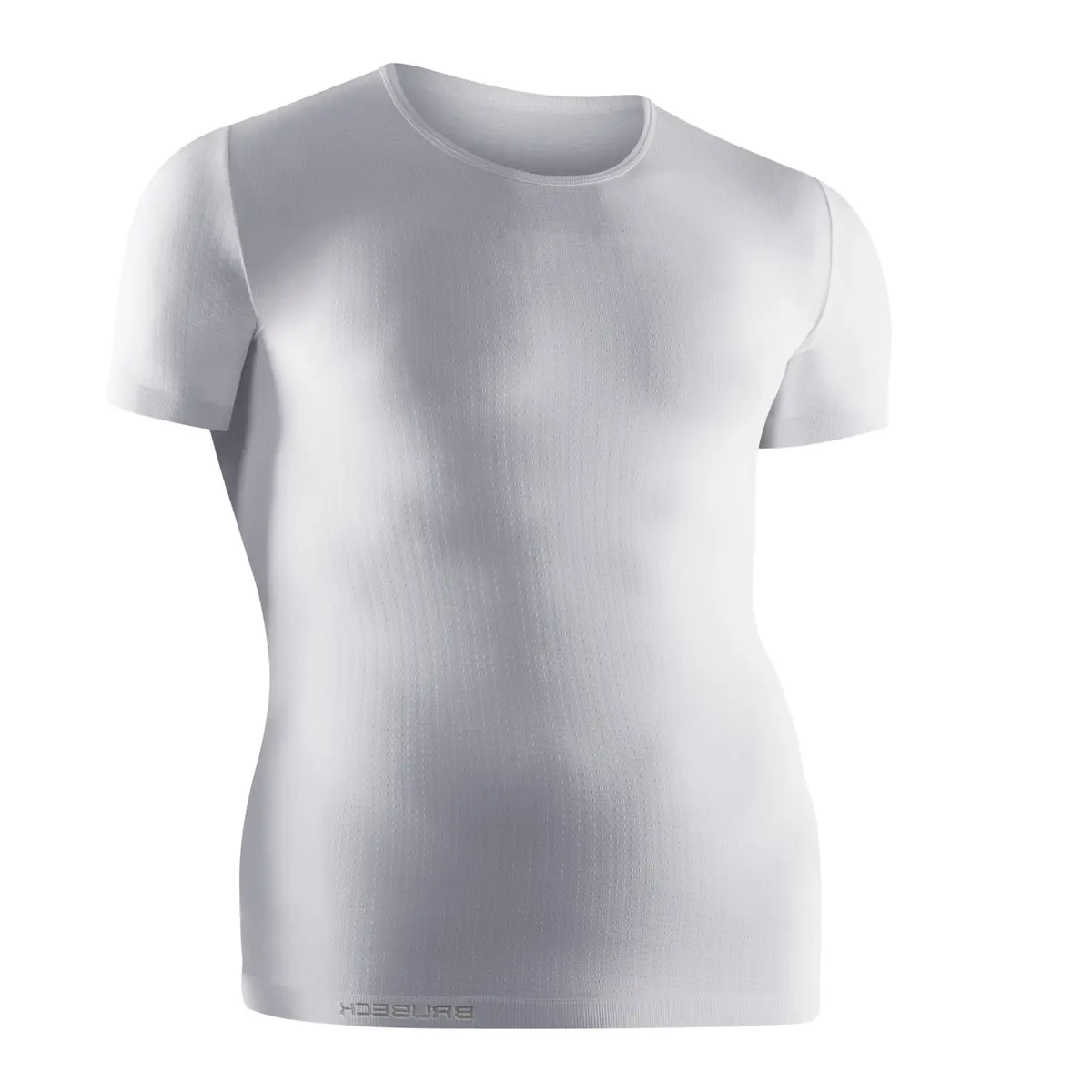 Sportowa koszulka z krótkim rękawem unisex Base Layer BRUBECK biały r. XXL - zdjęcie 3