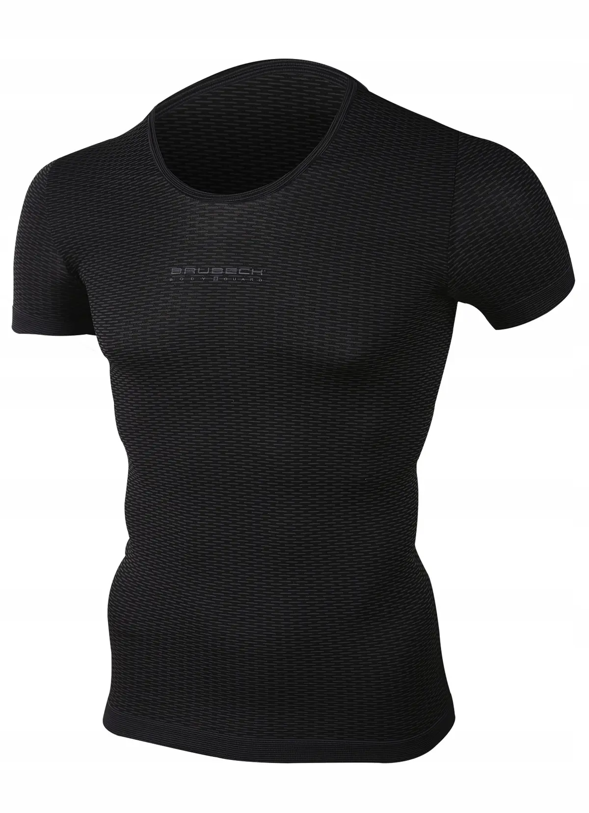 Sportowa koszulka z krótkim rękawem unisex Base Layer BRUBECK grafit - produkt Fundacji Fun and Drive Dzieciom