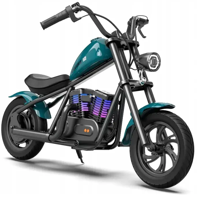 Motocykl elektryczny na akumulator Hyper Gogo Cruiser 12 Plus niebieski - zdjęcie 2