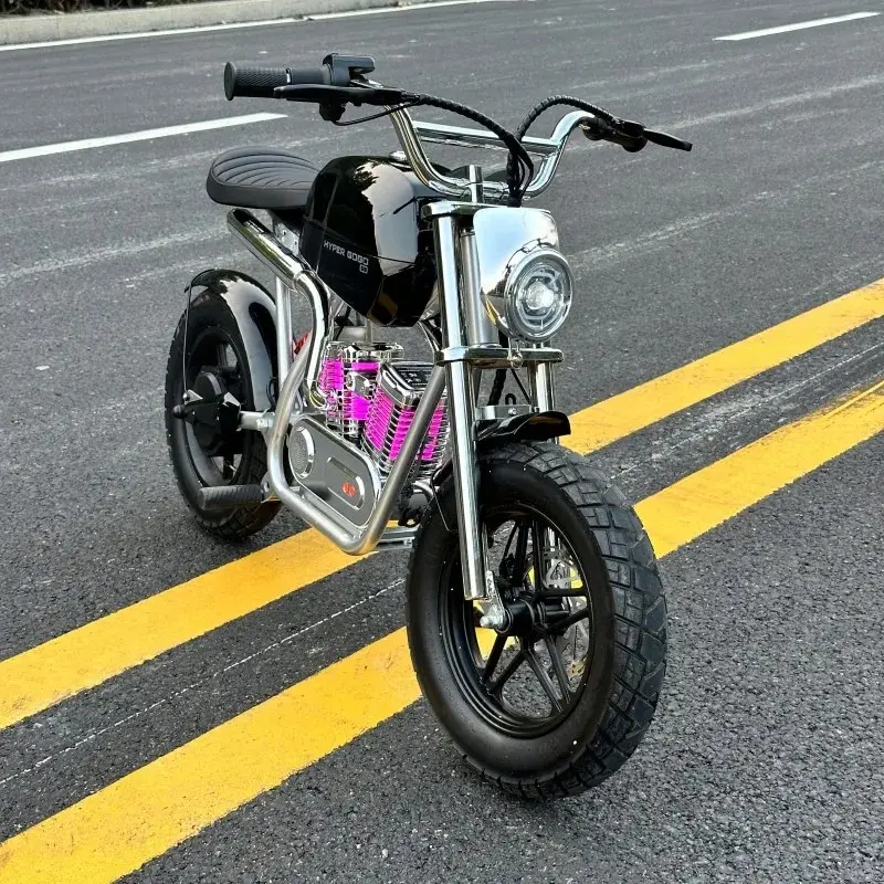 Motocykl elektryczny dla nastolatków Hyper Gogo S9 czarny 36V 500W - zdjęcie 3