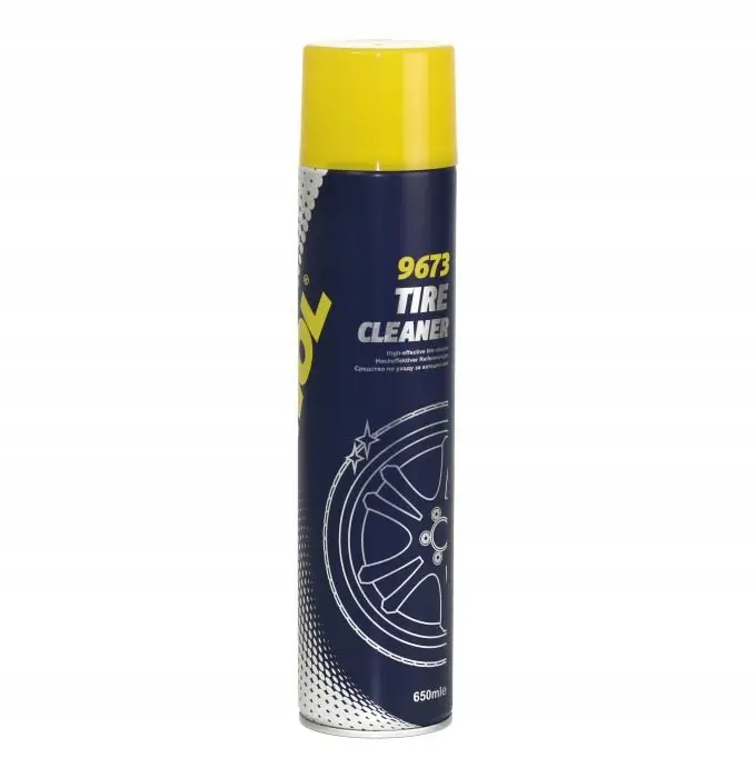 Pianka do czyszczenia opon Mannol 650ml Tire Cleaner 9673 - produkt Fundacji Fun and Drive Dzieciom
