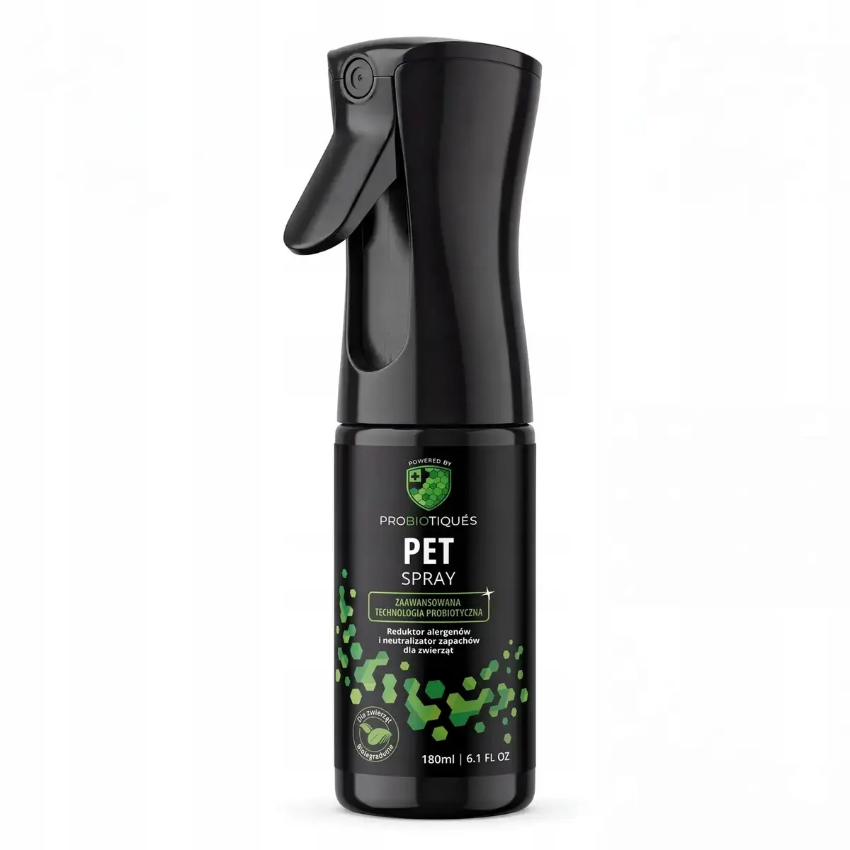 Spray dla zwierząt neutralizujący zapachy Pet Spray 180 ml INVENTEQ - produkt Fundacji Fun and Drive Dzieciom