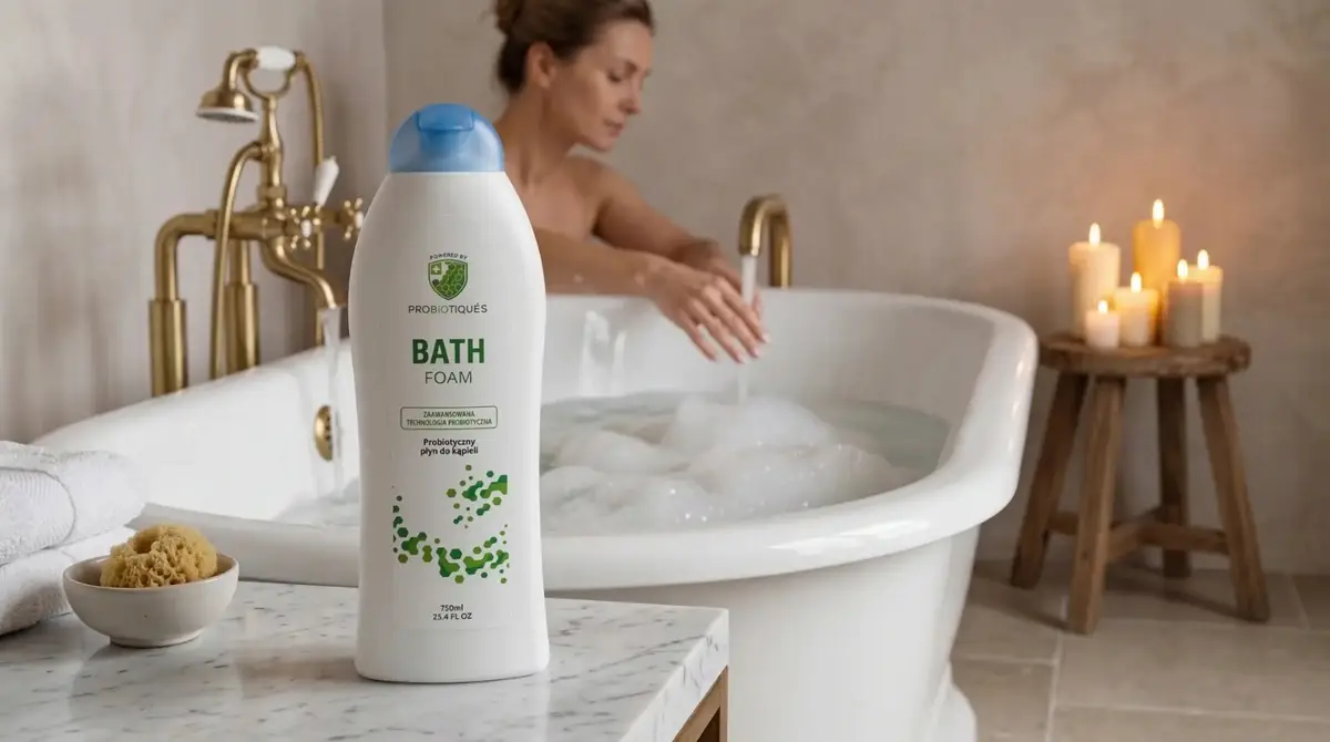 Płyn do kąpieli z probiotykami 750 ml Bath Foam INVENTEQ - zdjęcie 2