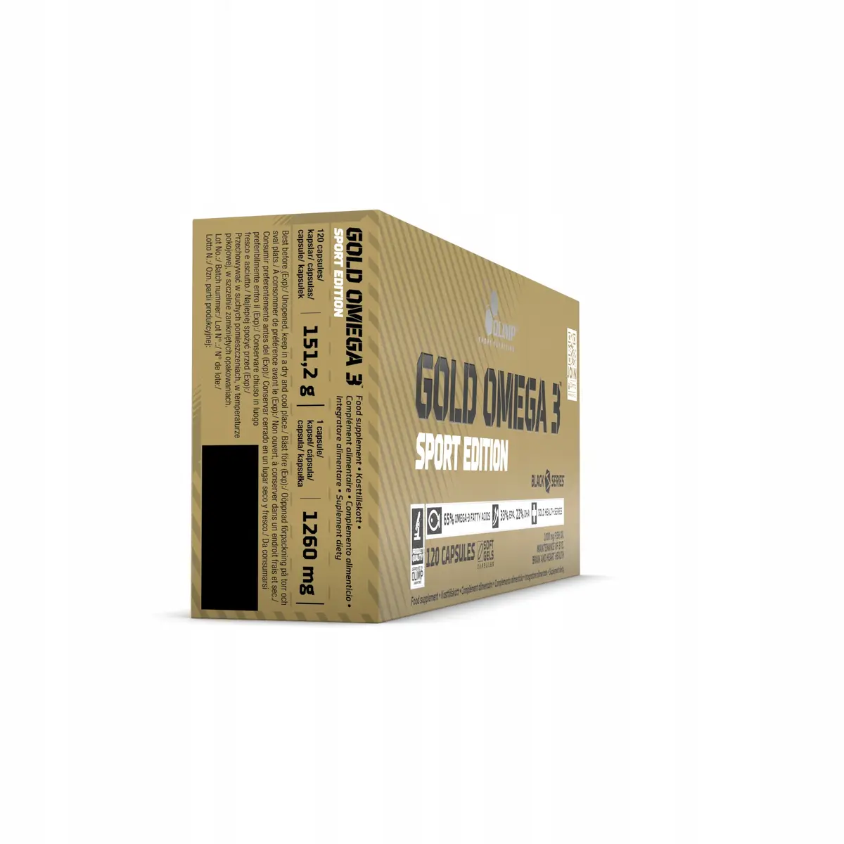 Gold Omega 3 Sport Edition OLIMP 120 kapsułek serce mózg - zdjęcie 3
