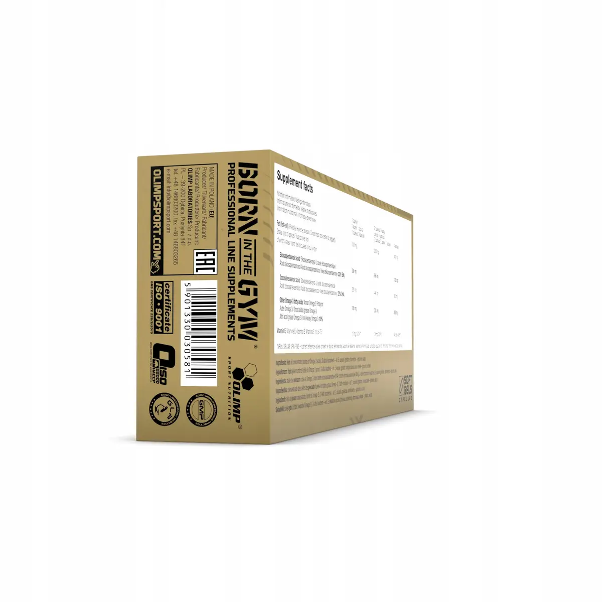 Gold Omega 3 Sport Edition OLIMP 120 kapsułek serce mózg - zdjęcie 5