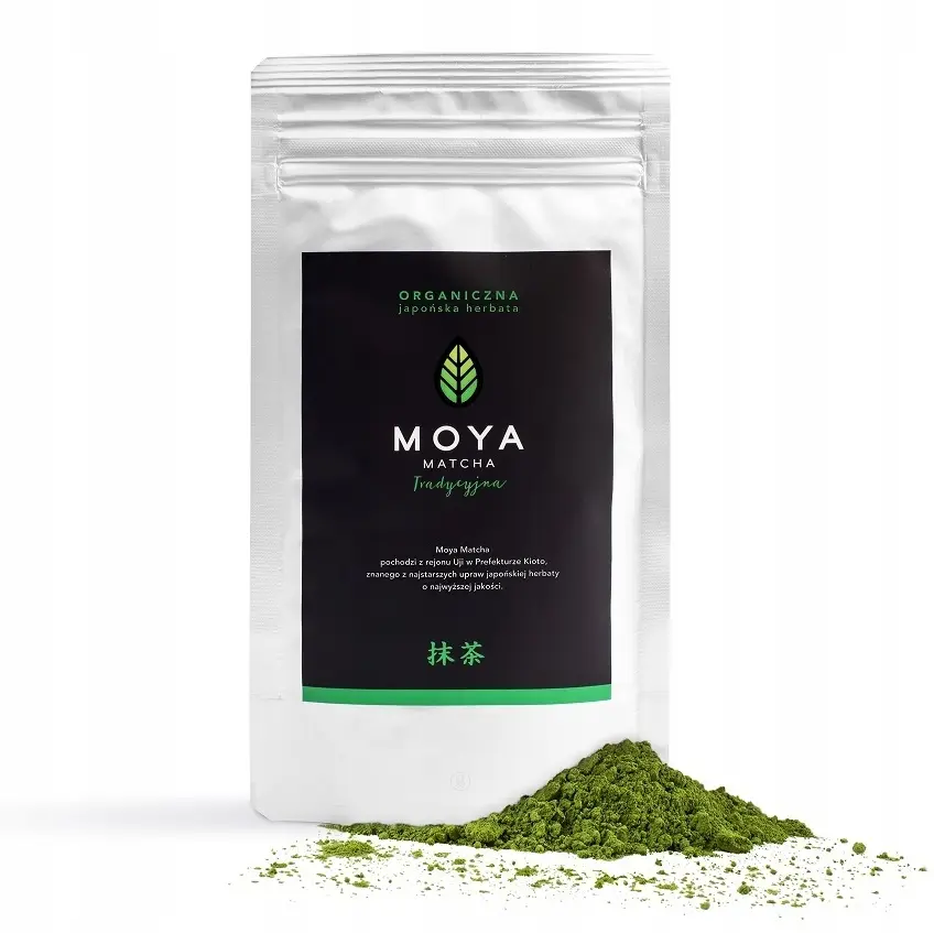 MOYA Matcha Tradycyjna Organiczna japońska herbata BIO MATCHA 50 g - produkt Fundacji Fun and Drive Dzieciom