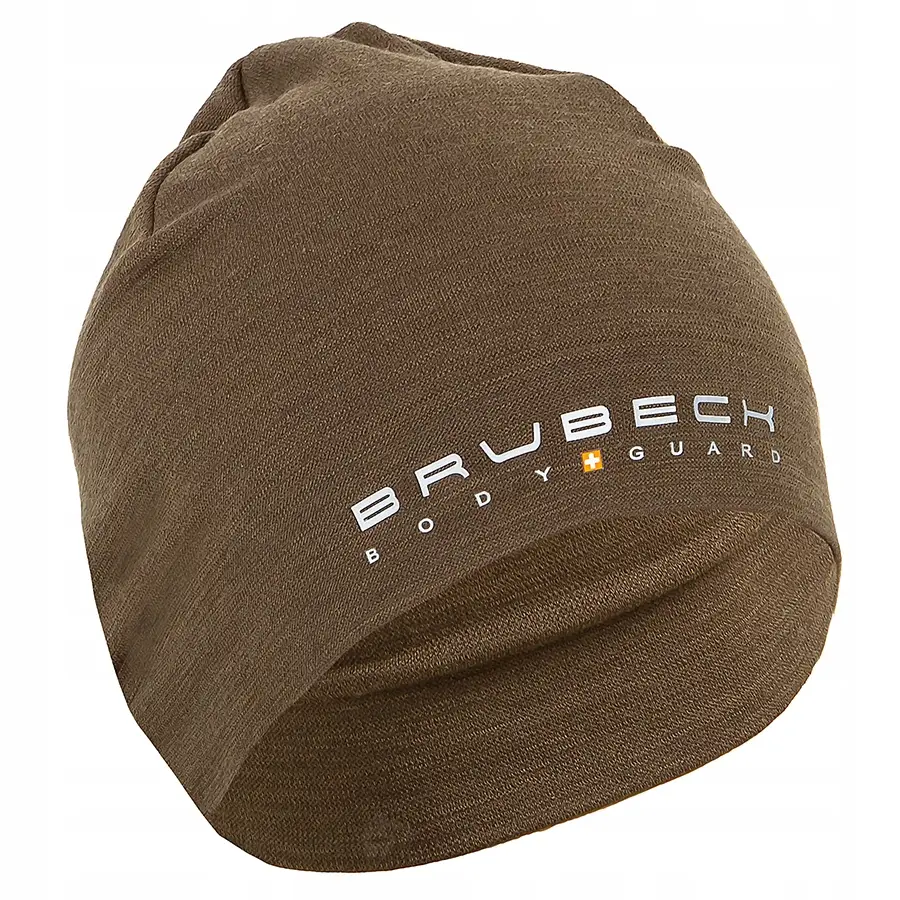 Czapka wełniana dwuwarstwowa RANGER WOOL BRUBECK khaki rozmiar S/M - produkt Fundacji Fun and Drive Dzieciom