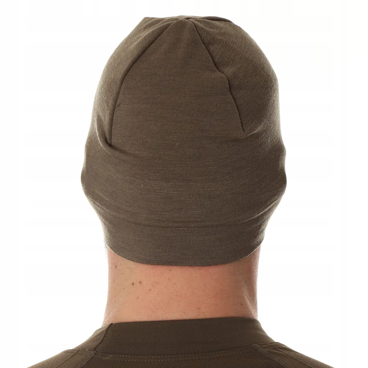 Czapka wełniana dwuwarstwowa RANGER WOOL BRUBECK khaki rozmiar S/M - zdjęcie 3