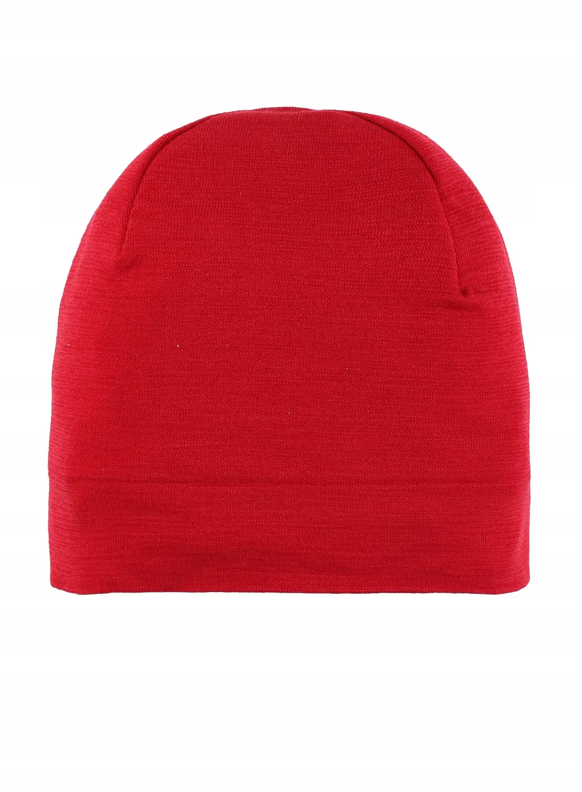 Czapka wełniana dwuwarstwowa unisex EXTREME WOOL BRUBECK burgundowy S/M - zdjęcie 3