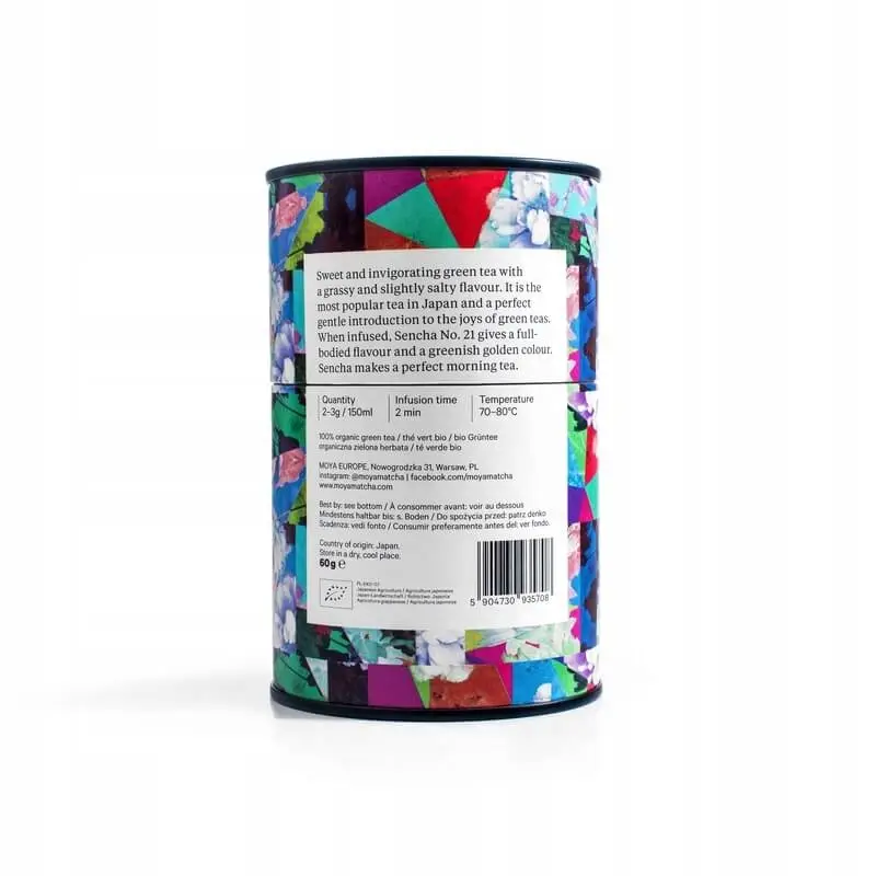 MOYA SENCHA No. 21 organiczna japońska zielona herbata liściasta - 60g - zdjęcie 2