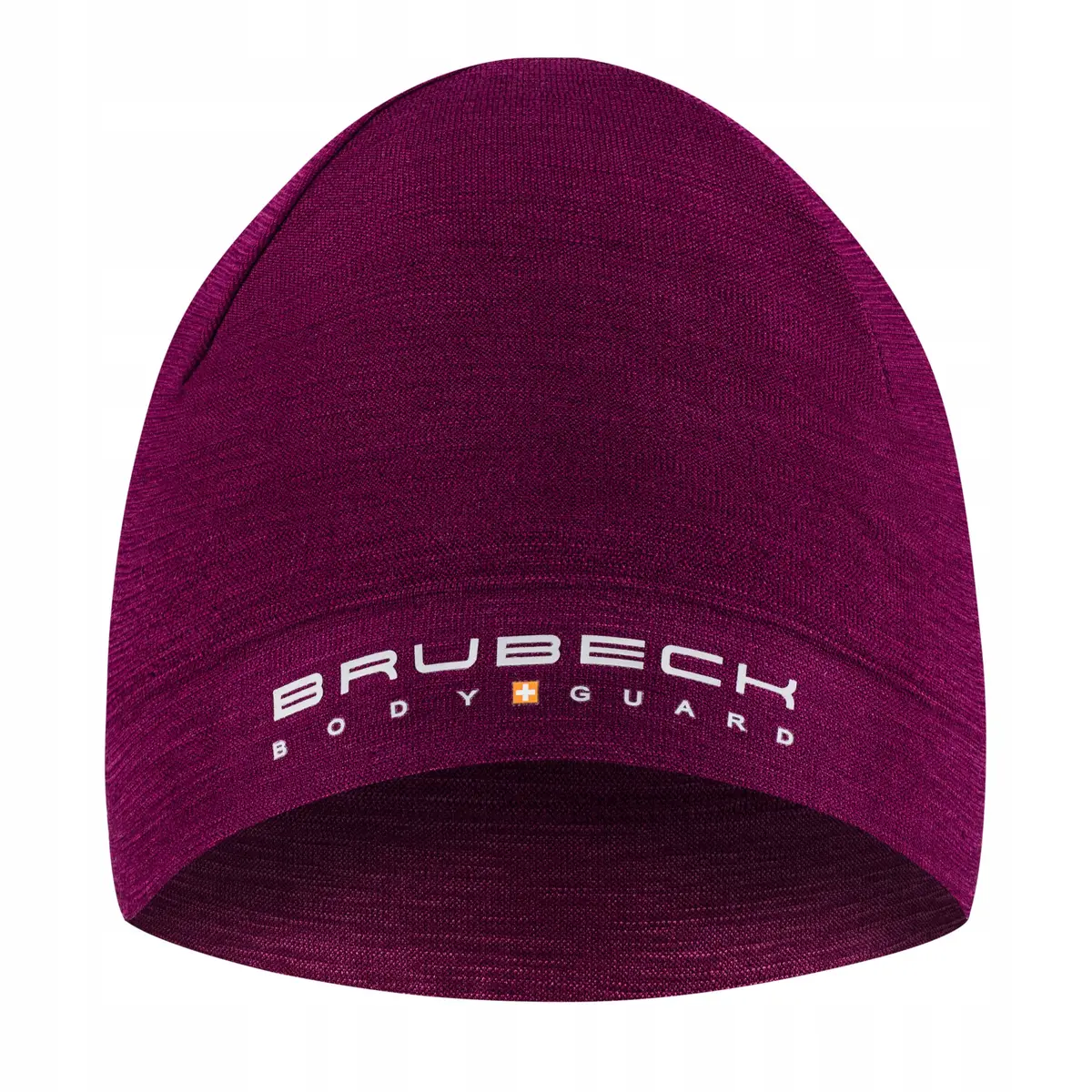 Czapka wełniana dwuwarstwowa unisex EXTREME WOOL BRUBECK śliwkowy L/XL - produkt Fundacji Fun and Drive Dzieciom