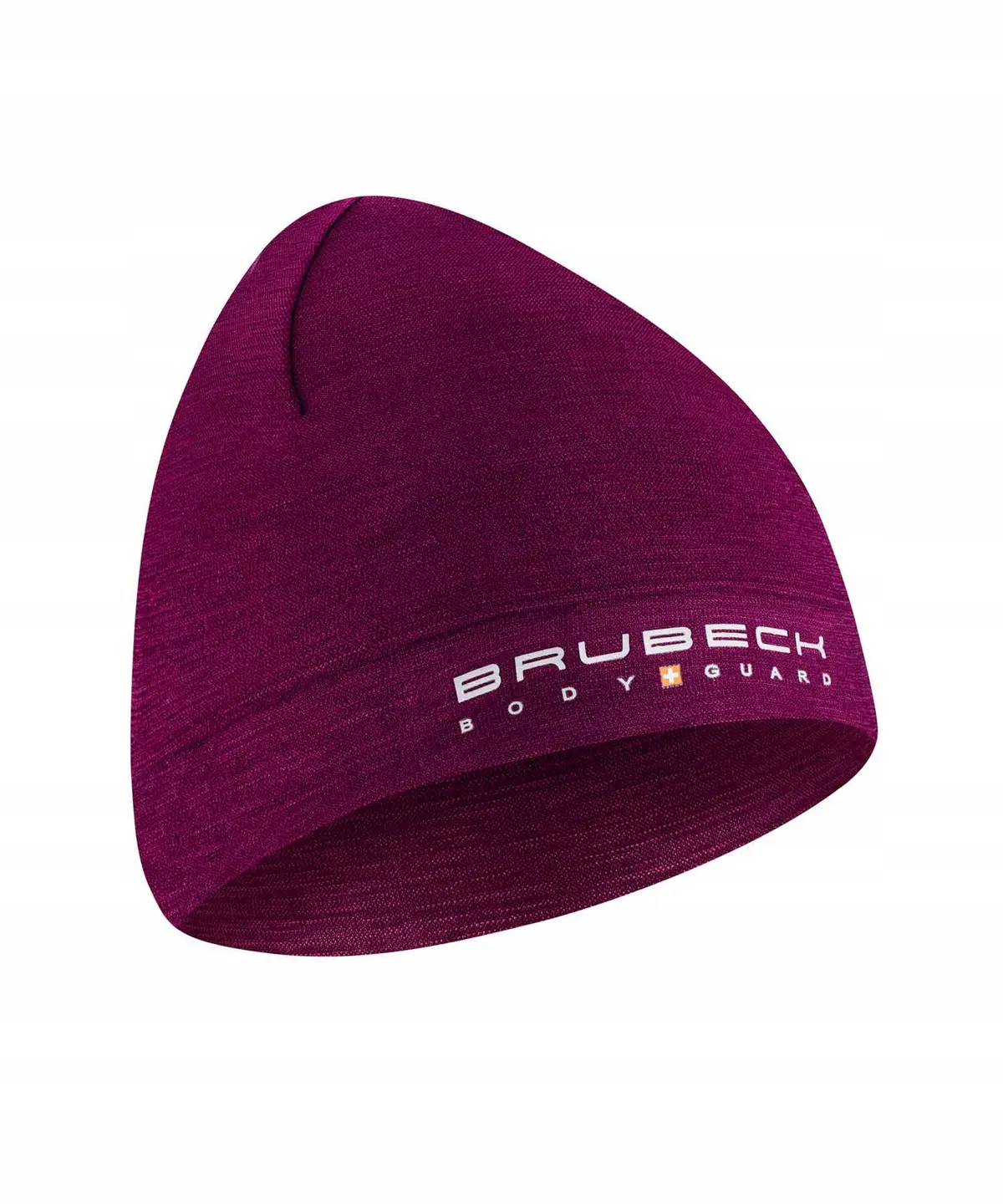 Czapka wełniana dwuwarstwowa unisex EXTREME WOOL BRUBECK śliwkowy L/XL - zdjęcie 2