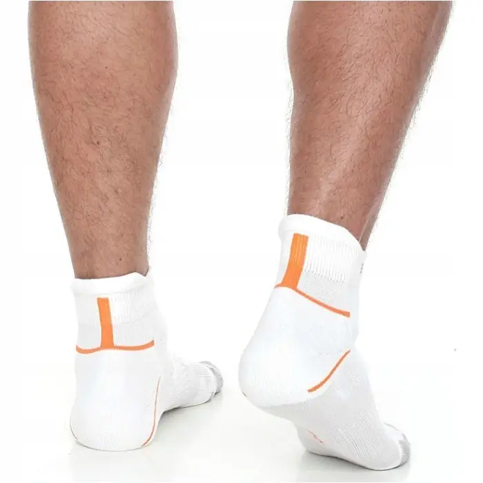 Skarpety męskie bawełniane bezszwowe Running Light BRUBECK białe L/42-44 - zdjęcie 6