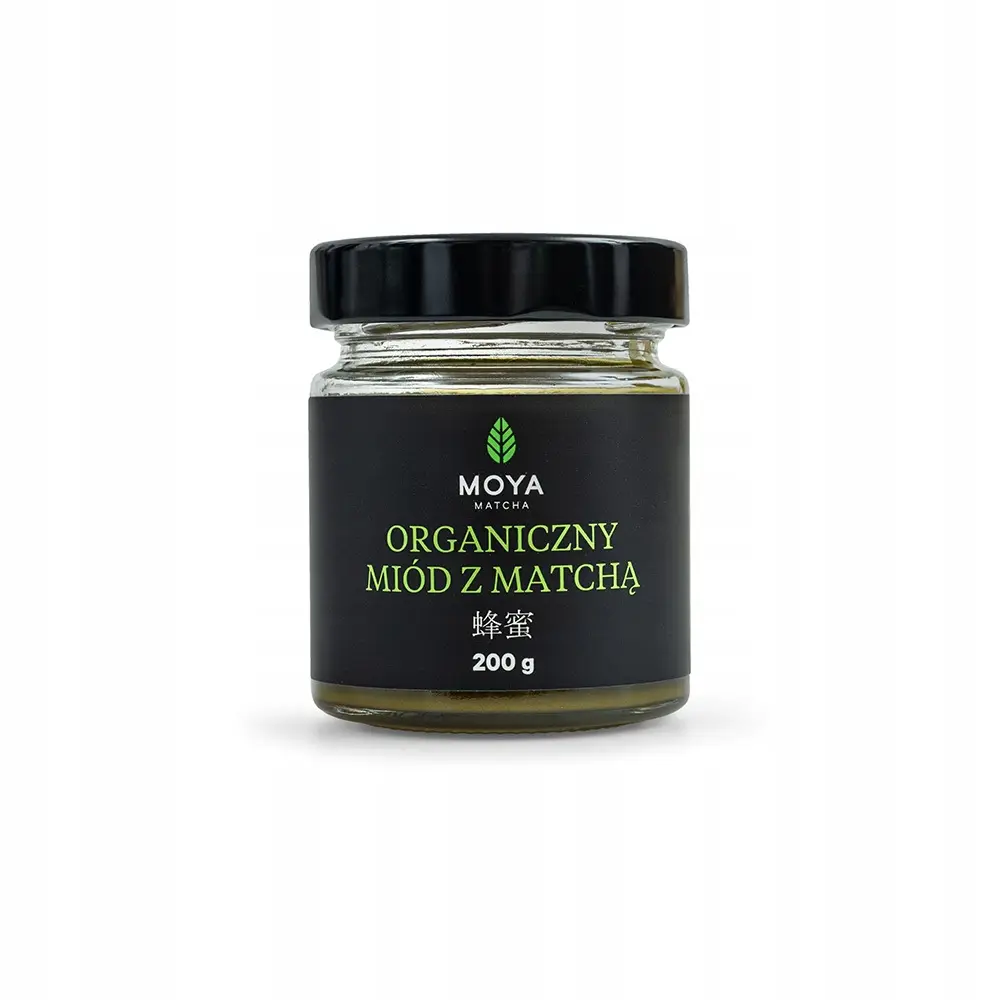 Miód wielokwiatowy z matchą organiczny miód Moya Matcha 200g - zdjęcie 3