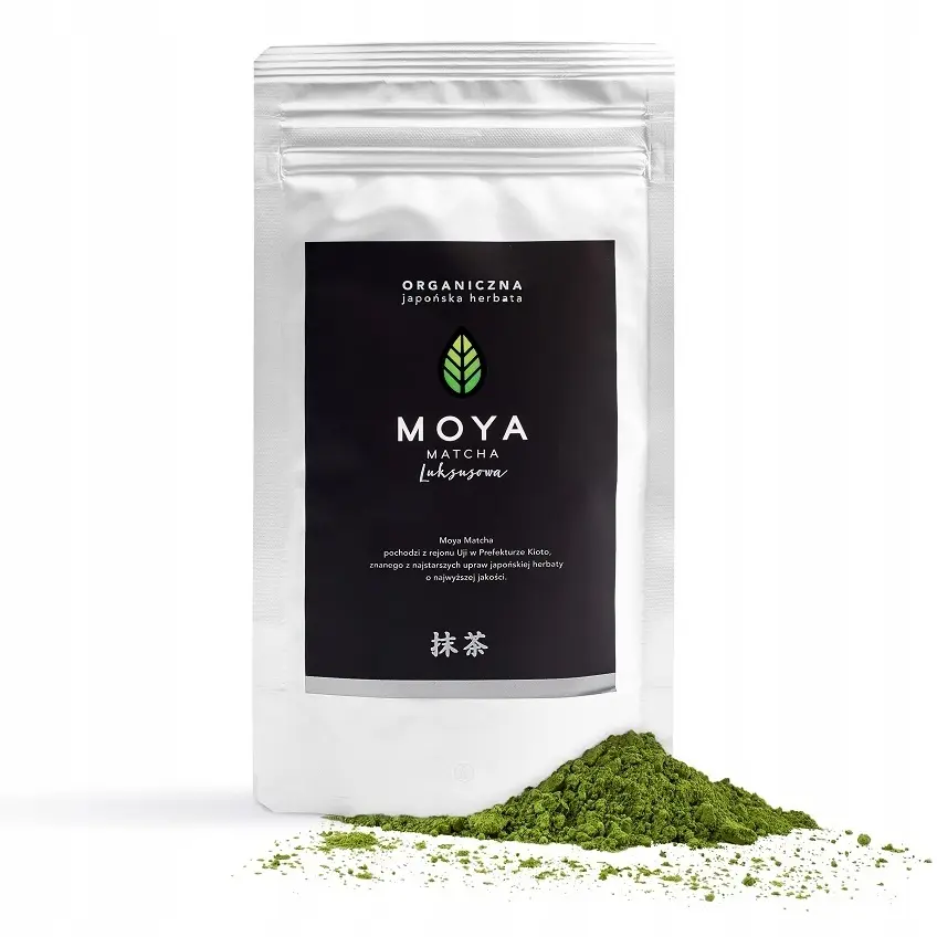 Moya Matcha Luksusowa ceremonialna japońska zielona herbata BIO 100g - zdjęcie 4