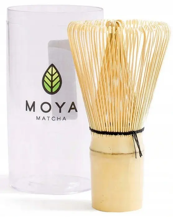 MOYA MATCHA Chasen miotełka z jasnego bambusa do matchy - zdjęcie 5