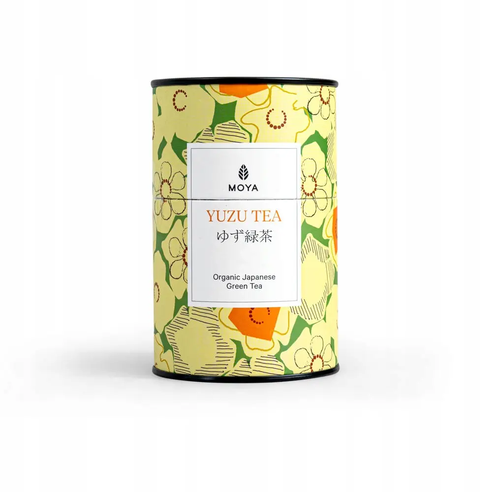 MOYA YUZU Tea organiczna japońska zielona herbata liściasta 60g - produkt Fundacji Fun and Drive Dzieciom