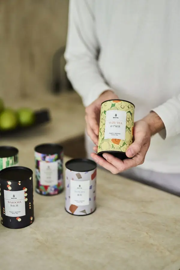 MOYA YUZU Tea organiczna japońska zielona herbata liściasta 60g - zdjęcie 4