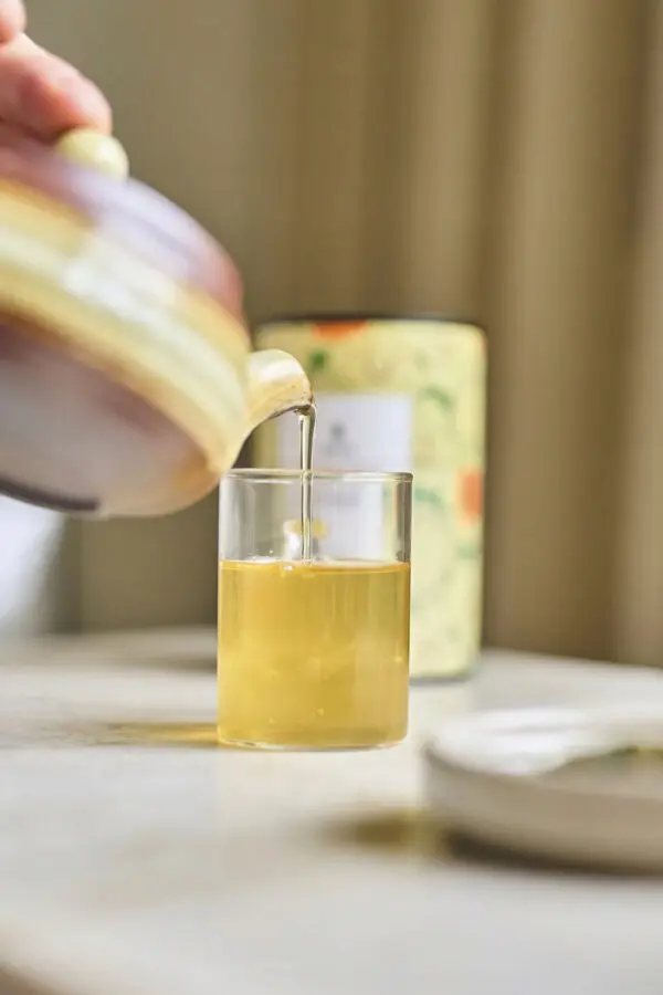 MOYA YUZU Tea organiczna japońska zielona herbata liściasta 60g - zdjęcie 5