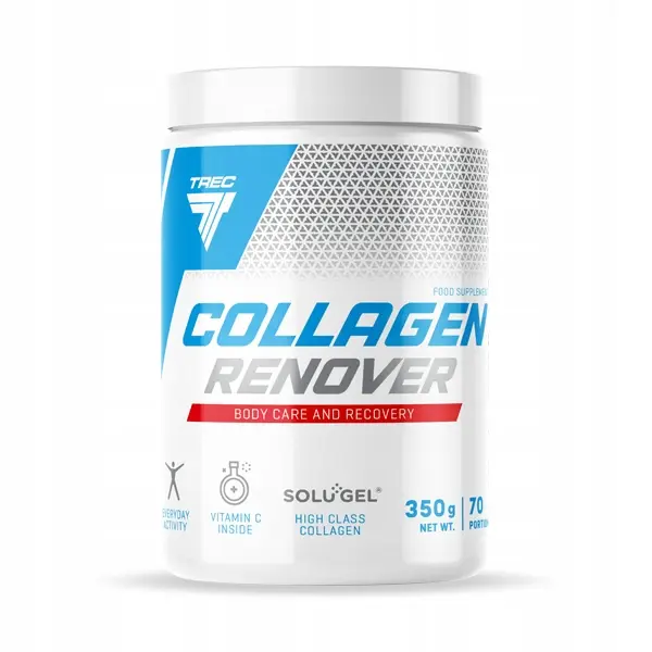 TREC Collagen Renover collgeb Proszek Stawy Truskawka Banan 70Por 350g - zdjęcie 2